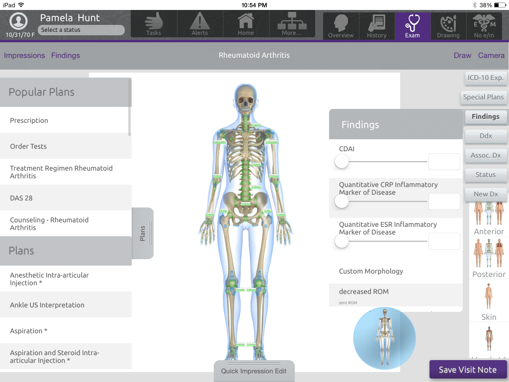 Increase Patient Interactions with EMA Rheumatology™ iPad Increase Patient Interactions with EMA Rheumatology™ iPad