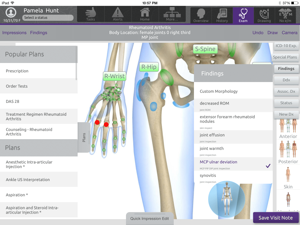 Integrate Seamlessly with EMA™ Rheumatology iPad EMR Integrate Seamlessly with EMA™ Rheumatology iPad EMR