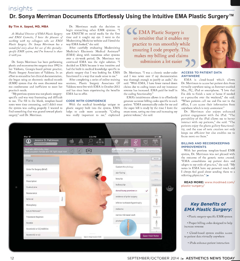 Article from Aesthetic News Today