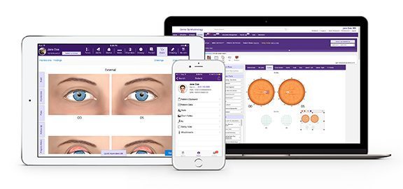 ophthalmology ehr system iPad