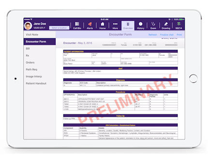 encounter form populated with ICD-10 and CPT codes and modifiers encounter form populated with ICD-10 and CPT codes and modifiers