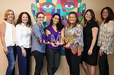 group of women employees at Modernizing Medicine and members of their women in technology group group of women employees at Modernizing Medicine and members of their women in technology group