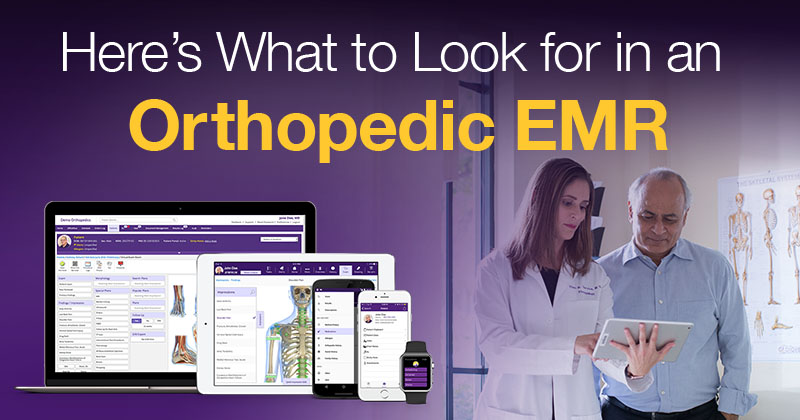 orthopedic EHR system from Modernizing Medicine