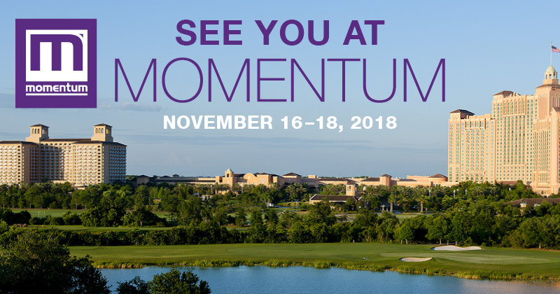 Top 9 Reasons You Should Attend MOMENTUM 2018