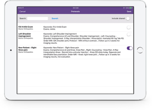 List of available Protocols in EMA