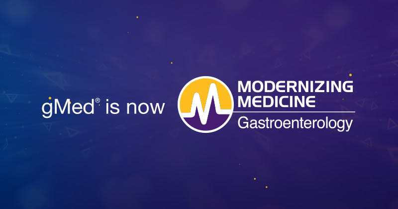 gMed is now Modernizing Medicine Gastroenterology