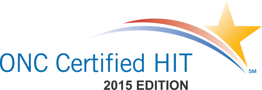 ONC Certified HIT 2015 edition logo ONC Certified HIT 2015 edition logo