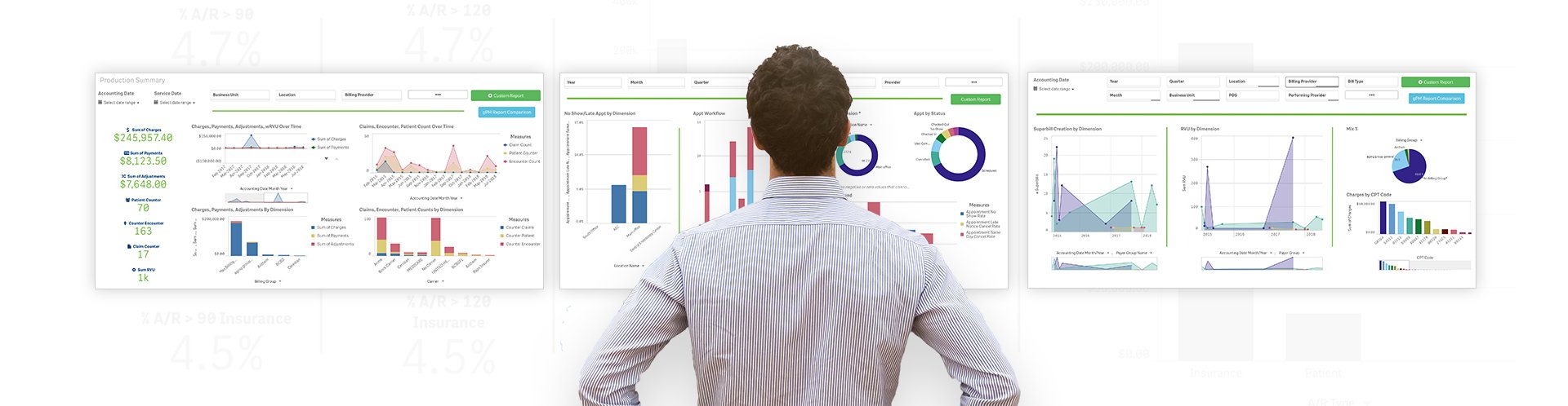 man standing with hands on hips in front of and looking at charts and graphs man standing with hands on hips in front of and looking at charts and graphs