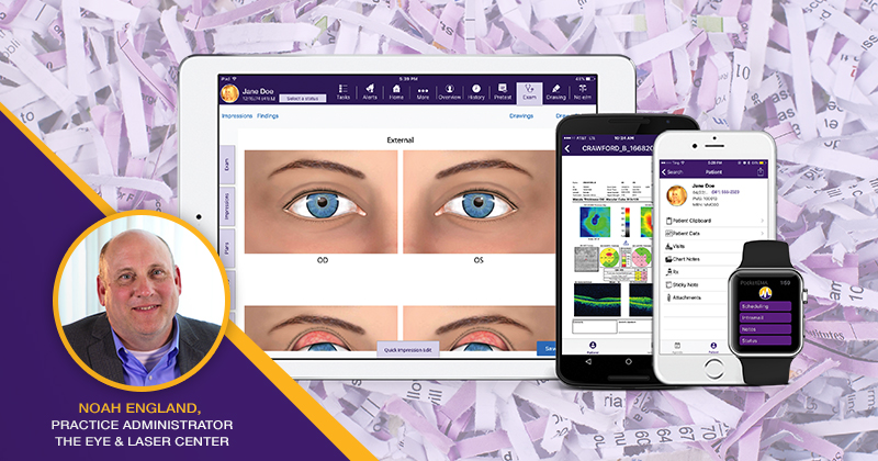 Ophthalmology EHR Systems Rip Paper Records to Shreds