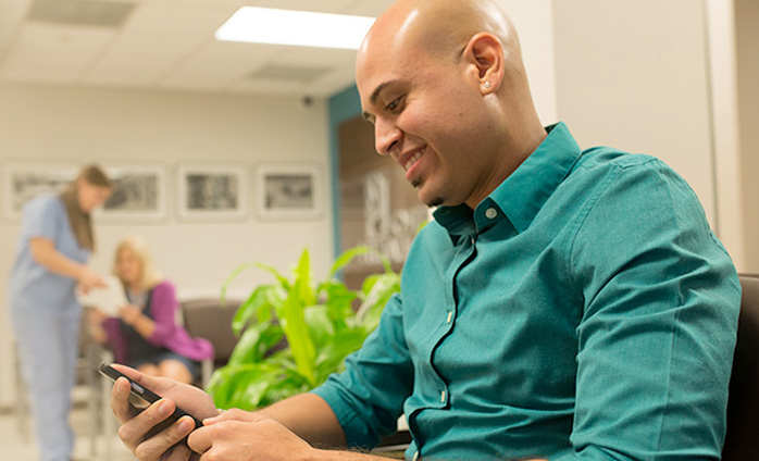 staff looking at analytics reports on desktop