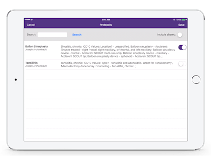 List of available Protocols in EMA List of available Protocols in EMA