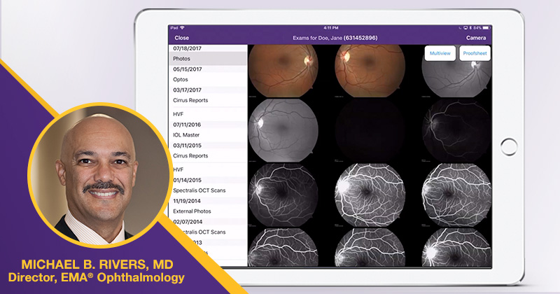 dr-michael-rivers-headshot-and-ophthalmology-ehr-ipad-image-management