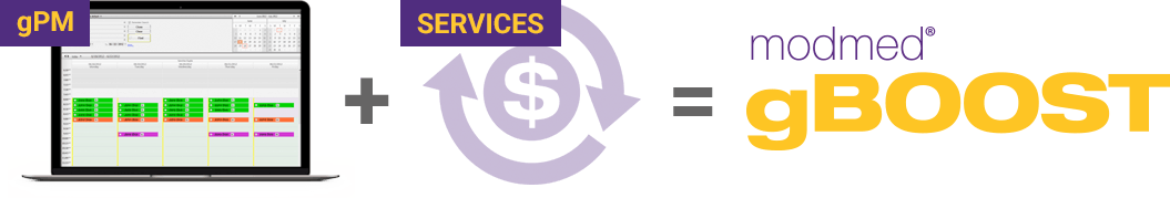 PM + Services = modmed Boost PM + Services = modmed Boost