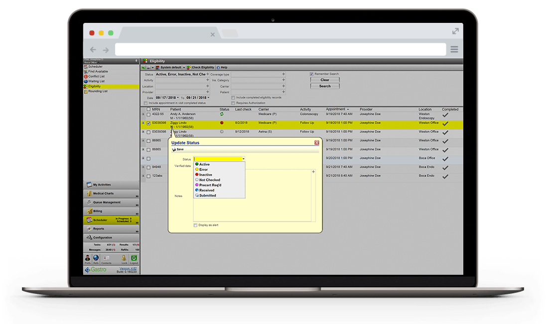 eligibility check in gastroenterology practice management software eligibility check in gastroenterology practice management software