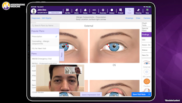 Using an Ophthalmology Telehealth-Enabled EHR System