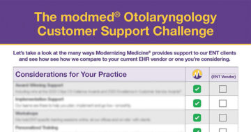 ENT EHR Customer Support Checklist