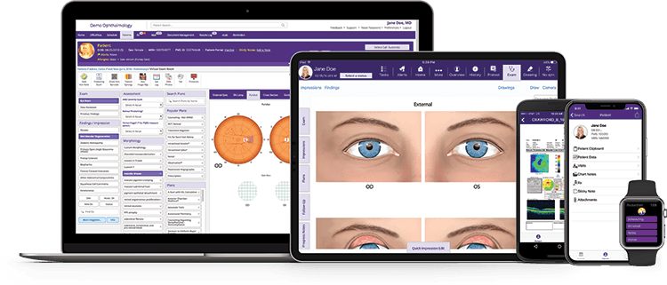 ModMed Ophthalmology ecosystem