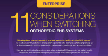 11 Considerations When Switching Your Orthopedic Enterprise EHR System