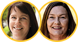 Kim Schusler and Gail Lanter Kim Schusler and Gail Lanter