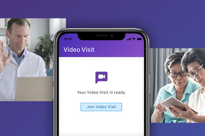 Patient and Doctor Using Telehealth Patient and doctor using telehealth