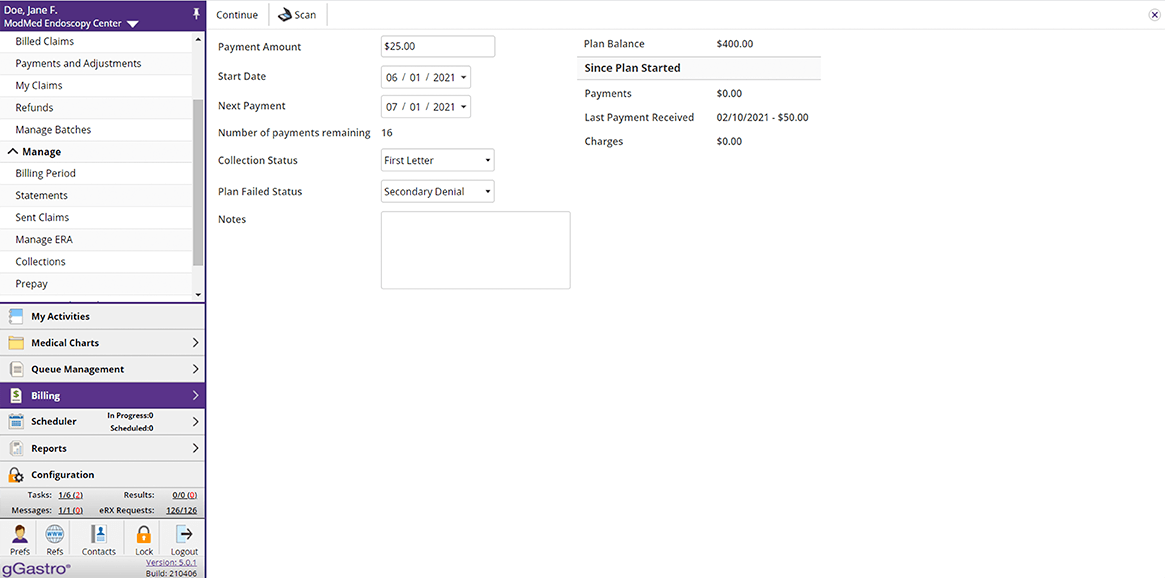 gPM - Payment Plan