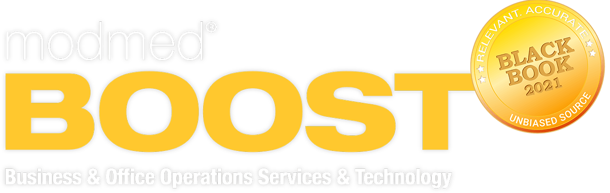 modmed® BOOST logo modmed® BOOST logo