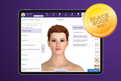 ipad with EMA EHR for dermatology