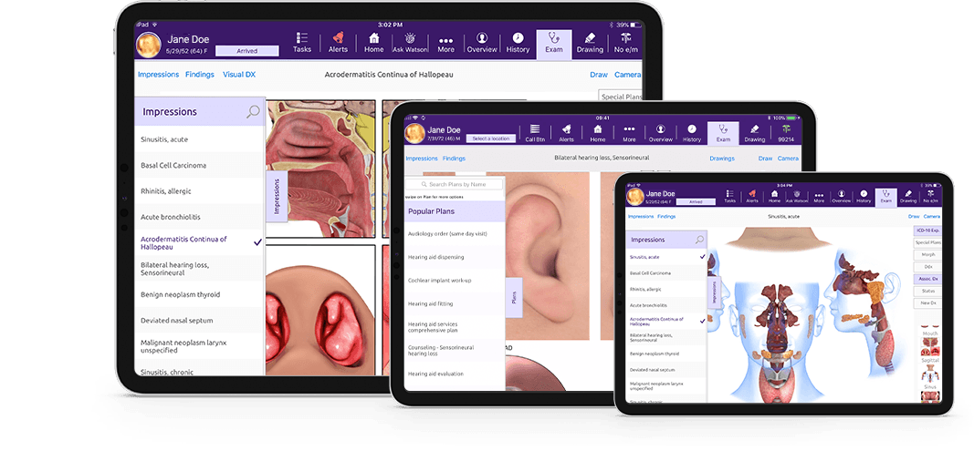 Modernizing Medicine otolaryngology EHR system