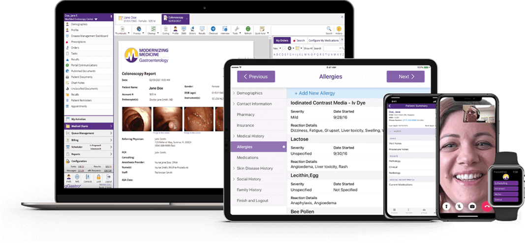 Modernizing Medicine ophthalmology EHR system