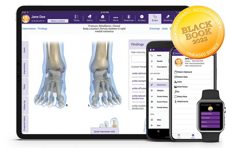 podiatry EHR system