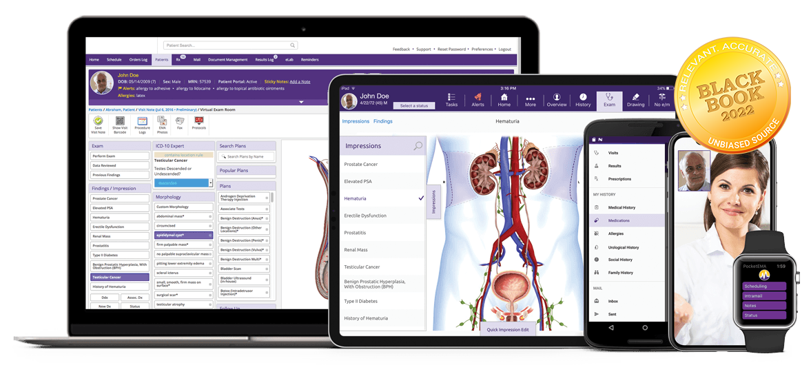 ModMed ALL-IN-ONE UROLOGY SOFTWARE SUITE