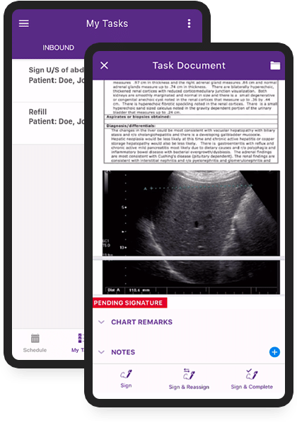 gastroenterology EHR mobile app
