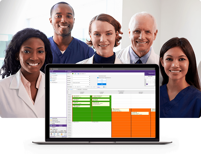 scheduler in gastroenterology practice management software