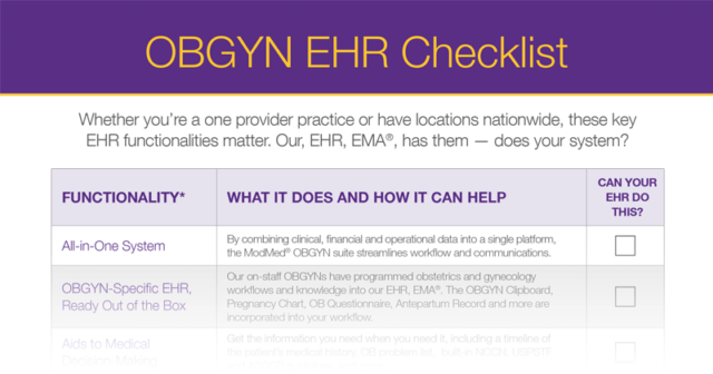 Complete Your Free OBGYN EHR + Practice Management System Evaluation