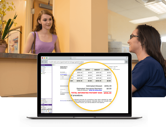 gEstimator in gastroenterology practice management software gEstimator in gastroenterology practice management software