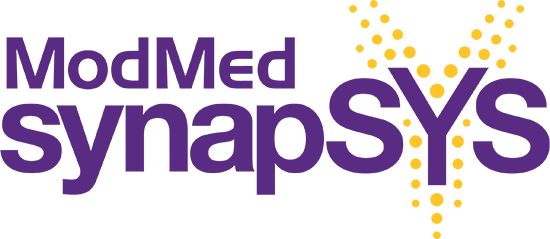 The ModMed synapSYS logo.