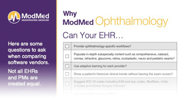Can your ophthalmology-specific EHR & PM do that?
