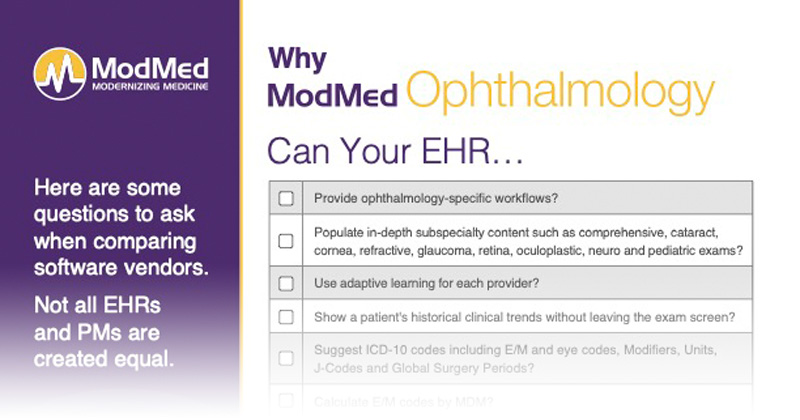 Opthalmology - Can your EHR PDF download