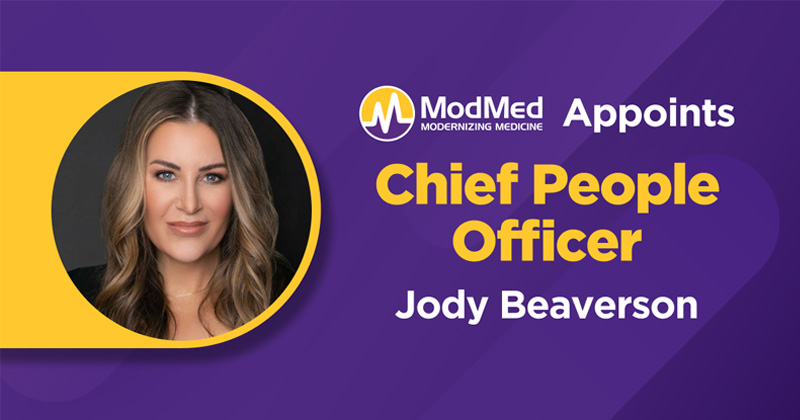 ModMed Appoints Chief People Officer, Jody Beaverson ModMed Appoints Chief People Officer, Jody Beaverson