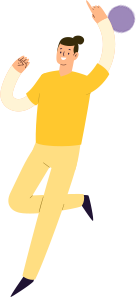 man in yellow