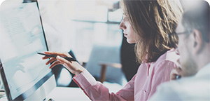 A billing specialist verifying a claim for reimbursement A billing specialist verifying a claim for reimbursement