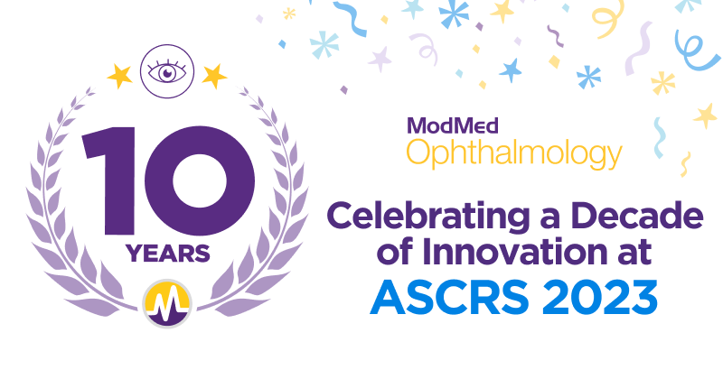 ModMed celebrates 10 years of its award-winning ophthalmology solutions ModMed celebrates 10 years of its award-winning ophthalmology solutions
