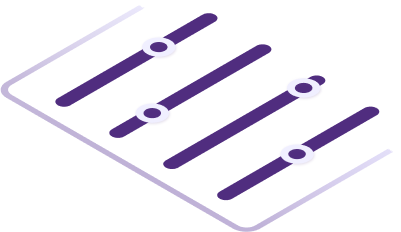 A simple graphic that indicates filtering capabilities within the software. 