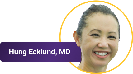 Hung Ecklund, MD Board-certified in obstetrics and gynecology