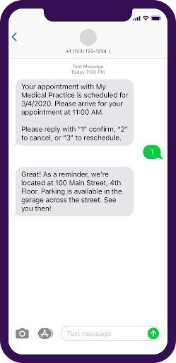 phone-mockup-tm-full Smart phone screen showing a telehealth visit