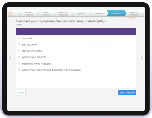 An image showing that your information is on a single screen. An image showing that your information is on a single screen.