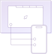 An icon that symbolizes the connection ModMed has with pathology labs.