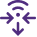 Vector drawing of incoming and outgoing communications Vector drawing of incoming and outgoing communications