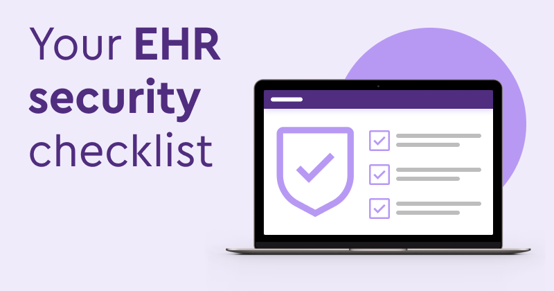 Your EHR security checklist