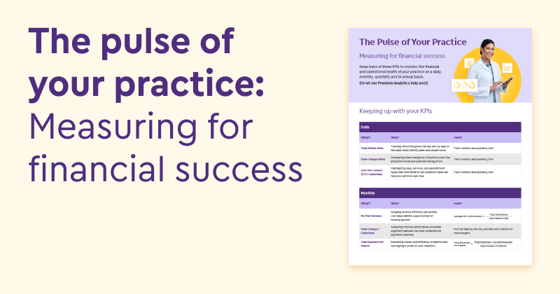 The pulse of your practice: Measuring for financial success